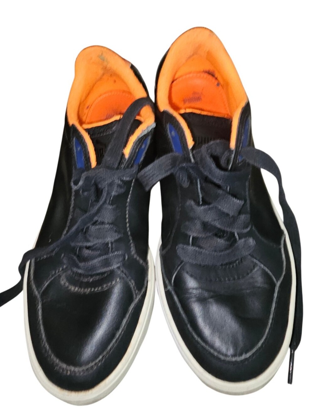 💰Puma Black Casual Sneakers with Orange Interior